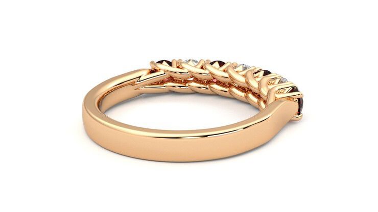 Taylor & Hart Aura Wedding Ring 360 degree image 13