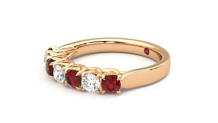 Taylor & Hart Aura Wedding Ring 360 degree image 23