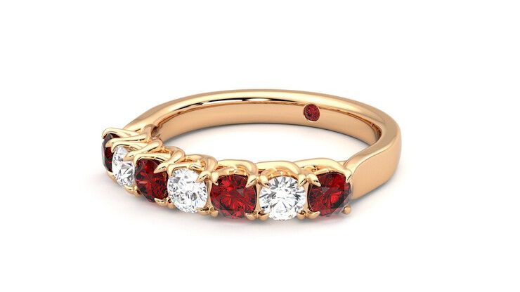 Taylor & Hart Aura Wedding Ring 360 degree image 25