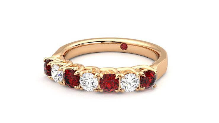 Taylor & Hart Aura Wedding Ring 360 degree image 26