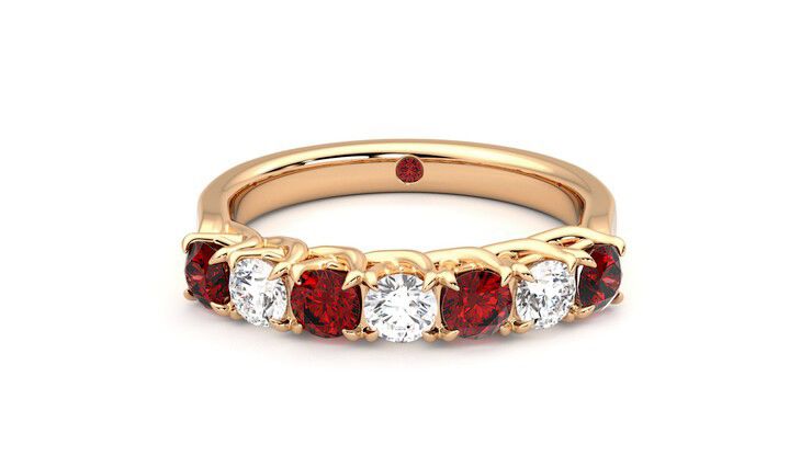 Taylor & Hart Aura Wedding Ring 360 degree image 29