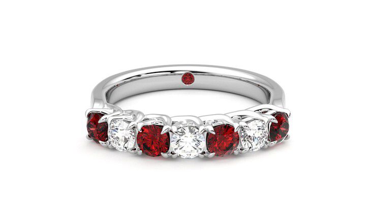 Taylor & Hart Aura Wedding Ring 360 degree image 0