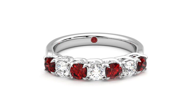 Taylor & Hart Aura Wedding Ring 360 degree image 1