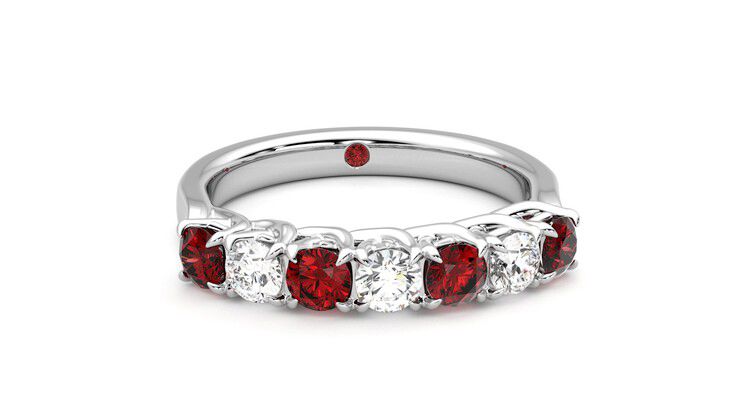 Taylor & Hart Aura Wedding Ring 360 degree image 2