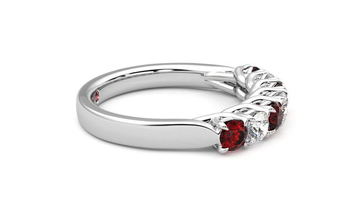 Taylor & Hart Aura Wedding Ring 360 degree image 9