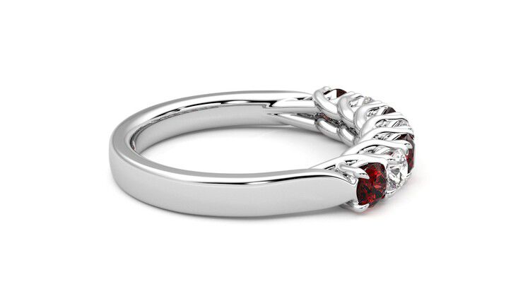 Taylor & Hart Aura Wedding Ring 360 degree image 10