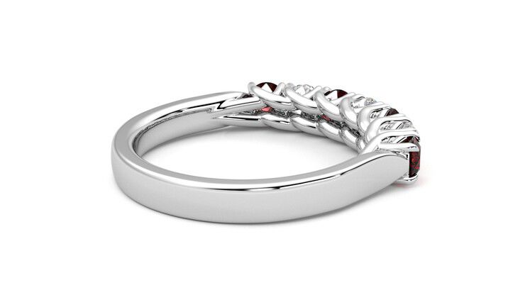 Taylor & Hart Aura Wedding Ring 360 degree image 12