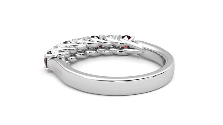 Taylor & Hart Aura Wedding Ring 360 degree image 17