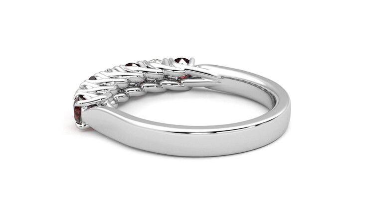 Taylor & Hart Aura Wedding Ring 360 degree image 18