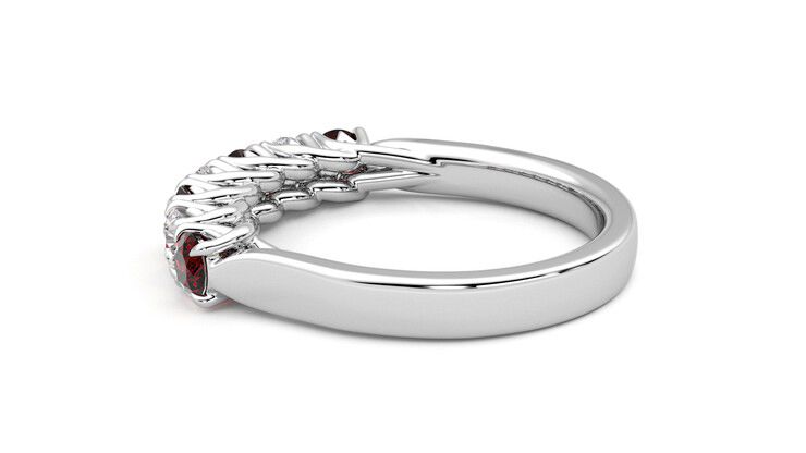 Taylor & Hart Aura Wedding Ring 360 degree image 19