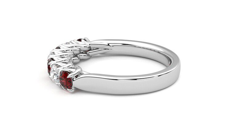 Taylor & Hart Aura Wedding Ring 360 degree image 20