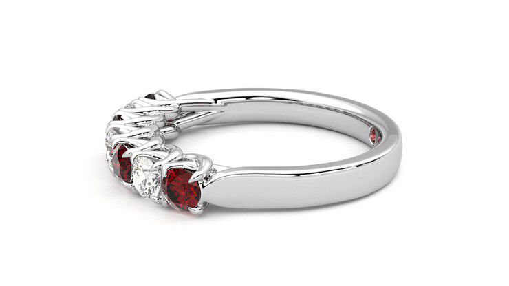 Taylor & Hart Aura Wedding Ring 360 degree image 21