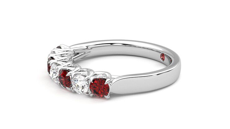Taylor & Hart Aura Wedding Ring 360 degree image 22