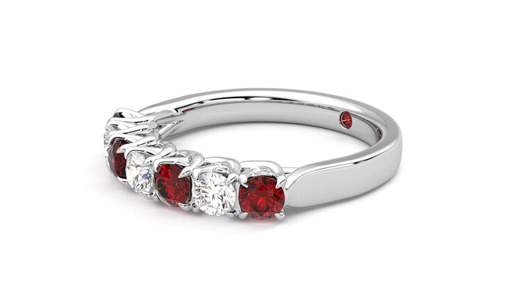 Taylor & Hart Aura Wedding Ring 360 degree image 23
