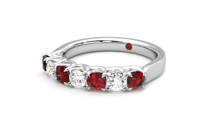 Taylor & Hart Aura Wedding Ring 360 degree image 25
