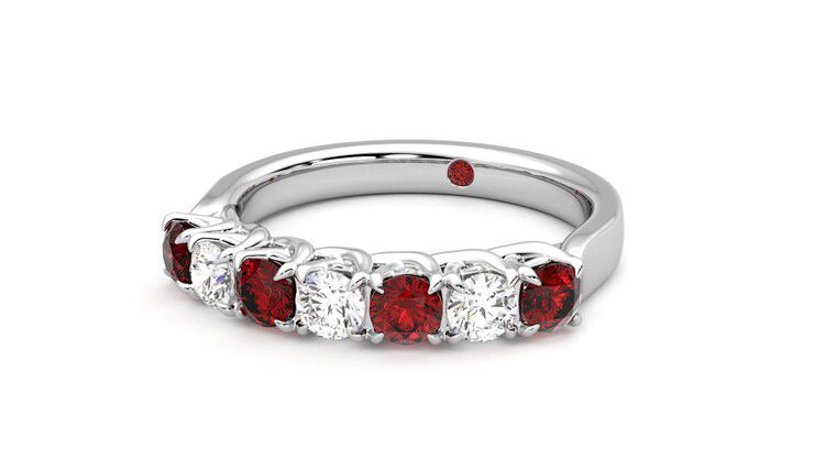 Taylor & Hart Aura Wedding Ring 360 degree image 26