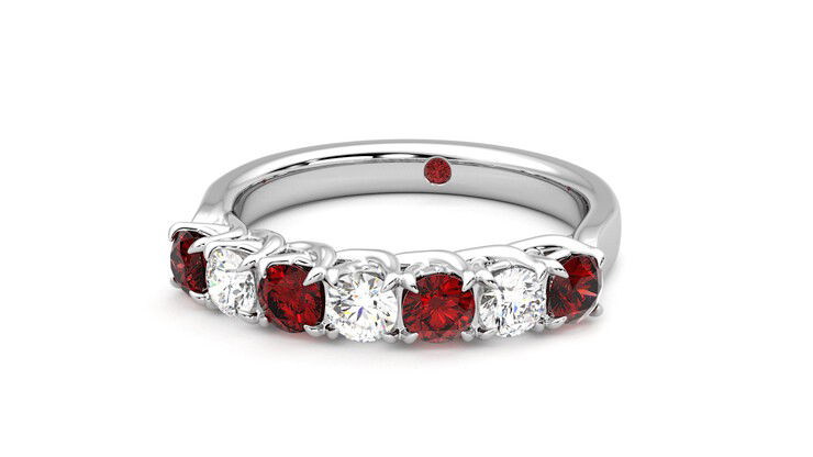 Taylor & Hart Aura Wedding Ring 360 degree image 27