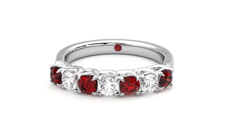Taylor & Hart Aura Wedding Ring 360 degree image 28