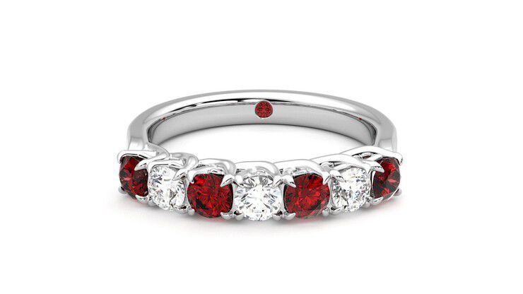 Taylor & Hart Aura Wedding Ring 360 degree image 29