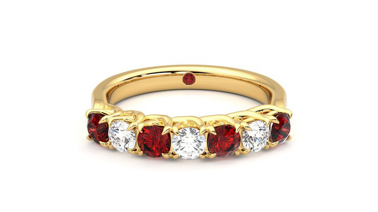 Taylor & Hart Aura Wedding Ring 360 degree image 0