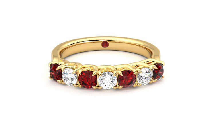 Taylor & Hart Aura Wedding Ring 360 degree image 1