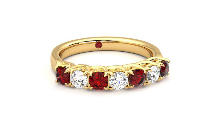 Taylor & Hart Aura Wedding Ring 360 degree image 3