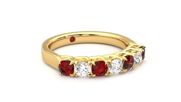 Taylor & Hart Aura Wedding Ring 360 degree image 5