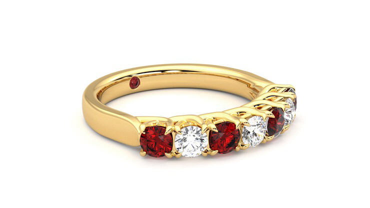 Taylor & Hart Aura Wedding Ring 360 degree image 6