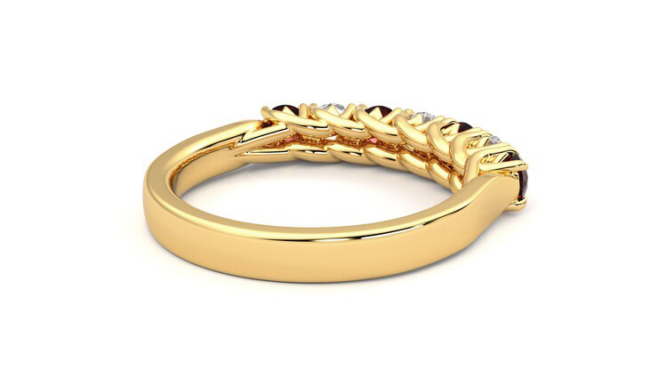 Taylor & Hart Aura Wedding Ring 360 degree image 13