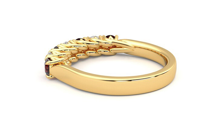 Taylor & Hart Aura Wedding Ring 360 degree image 18