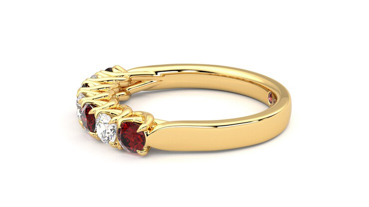 Taylor & Hart Aura Wedding Ring 360 degree image 21