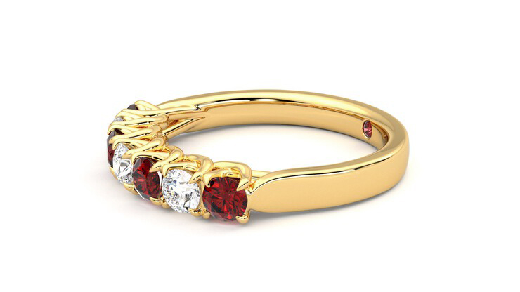 Taylor & Hart Aura Wedding Ring 360 degree image 22