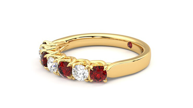 Taylor & Hart Aura Wedding Ring 360 degree image 23