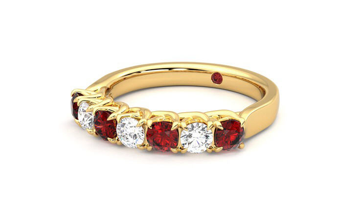 Taylor & Hart Aura Wedding Ring 360 degree image 25