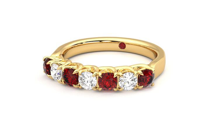 Taylor & Hart Aura Wedding Ring 360 degree image 26