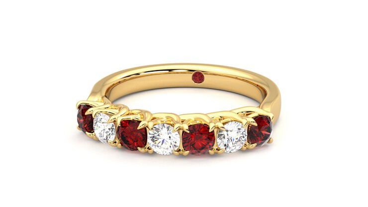 Taylor & Hart Aura Wedding Ring 360 degree image 27