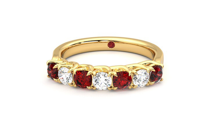 Taylor & Hart Aura Wedding Ring 360 degree image 28