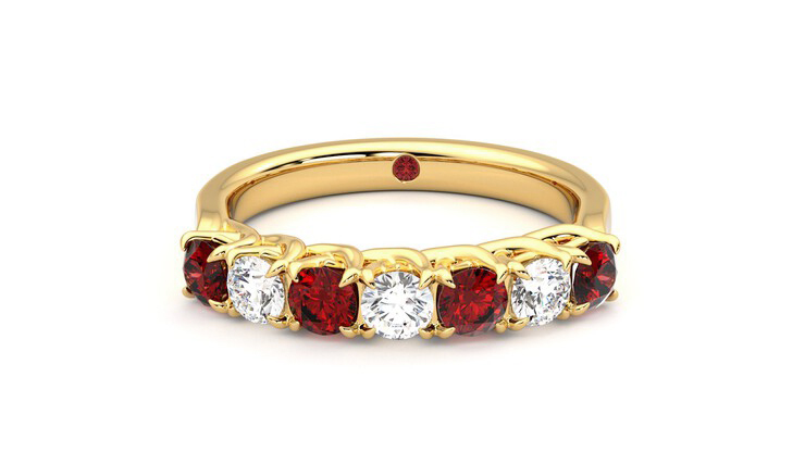 Taylor & Hart Aura Wedding Ring 360 degree image 29