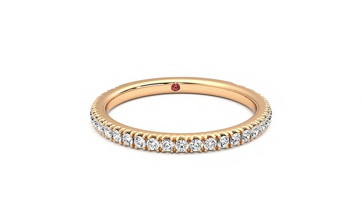 Taylor & Hart Azalea Wedding Ring 360 degree image 2