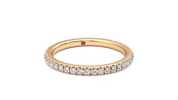 Taylor & Hart Azalea Wedding Ring 360 degree image 3