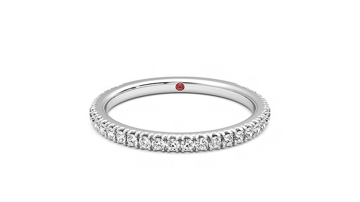 Taylor & Hart Azalea Wedding Ring 360 degree image 0