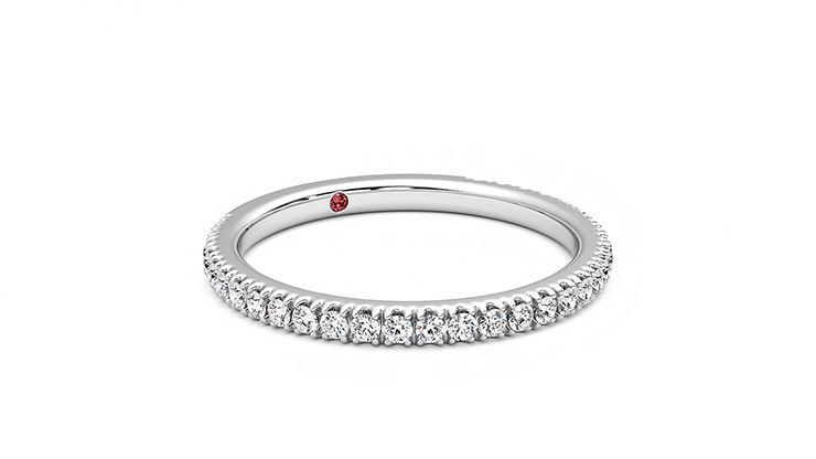 Taylor & Hart Azalea Wedding Ring 360 degree image 5