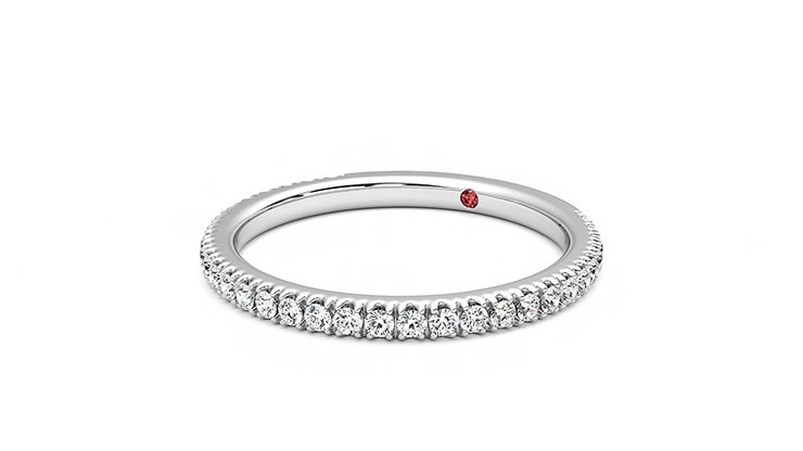 Taylor & Hart Azalea Wedding Ring 360 degree image 25
