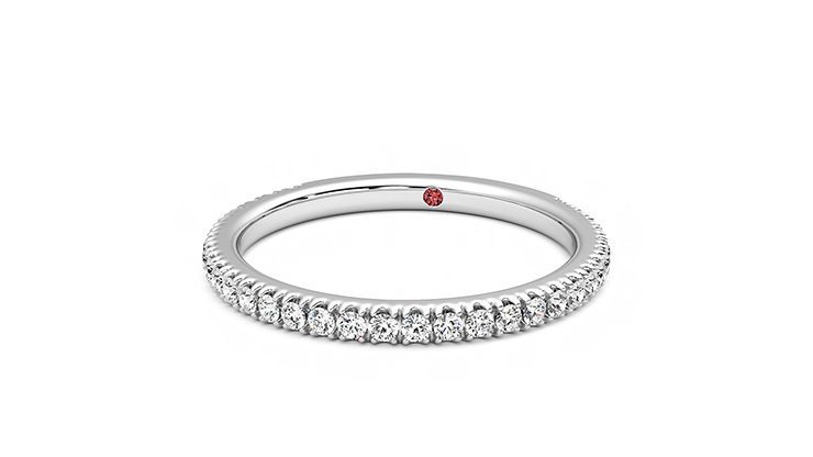 Taylor & Hart Azalea Wedding Ring 360 degree image 27