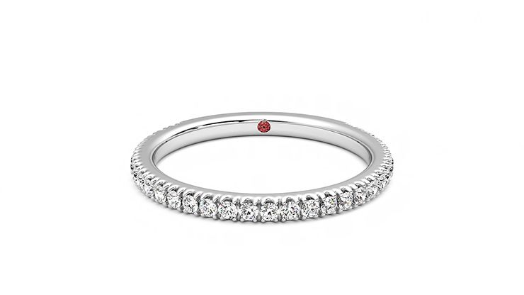 Taylor & Hart Azalea Wedding Ring 360 degree image 29