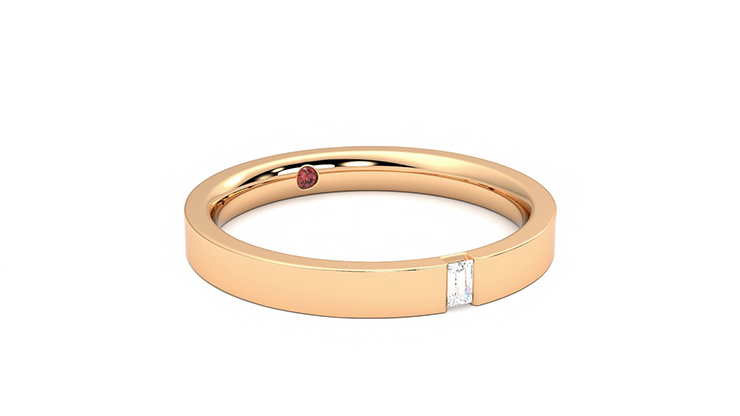 Taylor & Hart Bay Wedding Ring 360 degree image 4