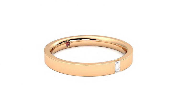 Taylor & Hart Bay Wedding Ring 360 degree image 5