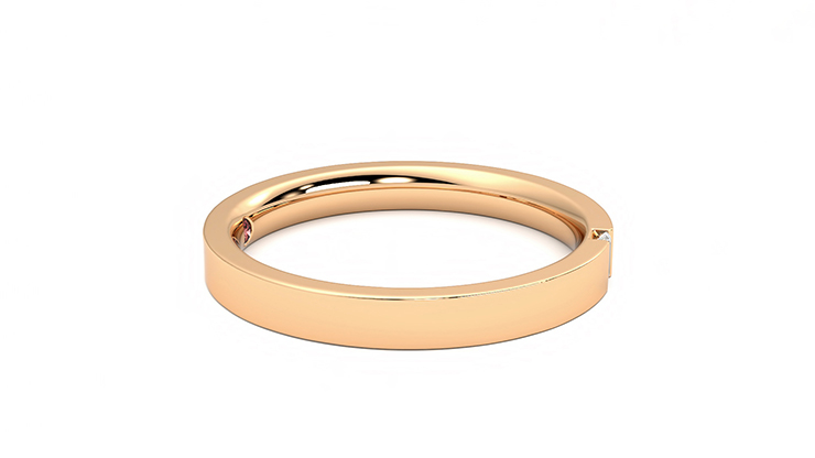 Taylor & Hart Bay Wedding Ring 360 degree image 8