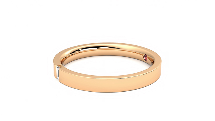 Taylor & Hart Bay Wedding Ring 360 degree image 21