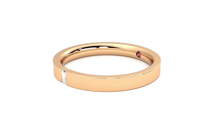 Taylor & Hart Bay Wedding Ring 360 degree image 22